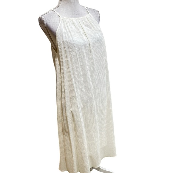 Stockholm atelier & Other Stories off white texture. sheer flowy sundress medium - Picture 2 of 13